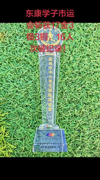 东康学子市运会斩获17金3银3铜,16人次破纪录!