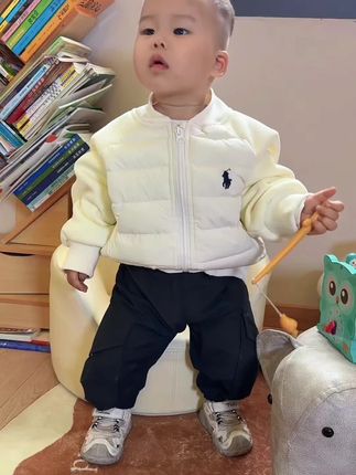 #幼崽穿搭 #男宝穿搭 #萌宝潮童穿搭 #人类幼崽的日常 #又萌又可爱 儿童羽绒棉服 冬款外套男童棉祆女童棒球棉服童装外套冬现货