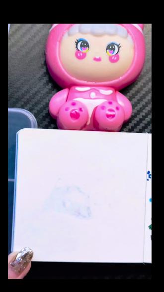 好奇的小黑猫!#黑猫 #简笔画 #马克笔儿童画 #丙烯画 #画画