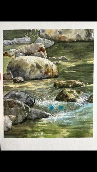 超详细的山间小溪水彩过程 纸:阿诗
笔:白云
颜料:梵高
#画画 #水彩画 #水彩风景 #水彩写生 #水彩