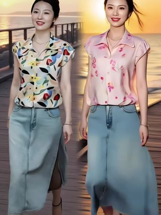 #港风复古 #衬衫穿搭 #解锁职场穿搭 #夏日通勤休闲穿搭  #我的日常穿搭合集