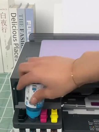 惠普(HP)Tank593 彩色打印机A4彩色喷墨家用办公无线原装内置连供文档照片复印扫描一体机519升级款#打印机推荐 #好物推荐🔥