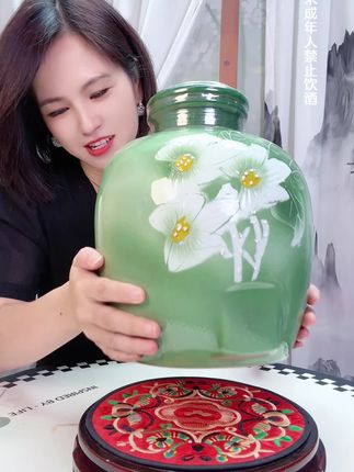一大坛竹酒,98包邮,给力不#竹酒 #好喝不贵