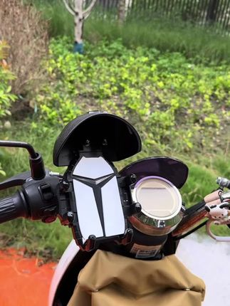 骑行手机支架摩托车自行车调节防震小头盔防水遮阳导航稳固支架#手机支架 #骑行手机支架 #导航支架 #导航手机支架 #手机导航支架