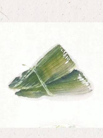 国画教程-粽子 #国画 #国画教程 #国画学习 #画画 #国画花鸟