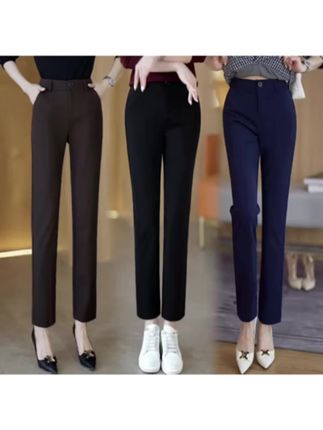 奈秀儿春秋烟管裤子#女2025秋装新款#显瘦百搭小脚直筒西装女裤 #高品质女裤 #气质女神穿搭 #视频同款多色可选