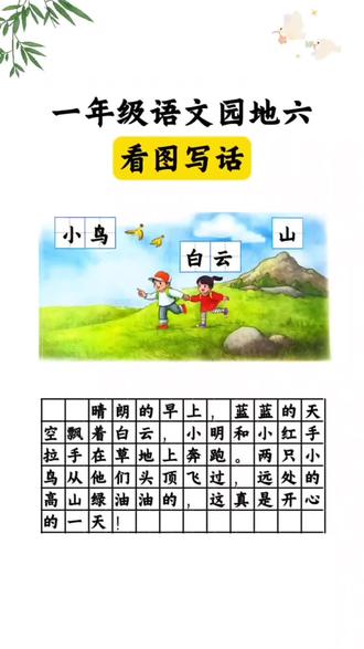 从#一年级 第六单元开始,孩子们要学看图写话了,不知道怎么教的家长推荐这套#看图说话写话 一步步教孩子吃透写作技巧,提升写作能力#一二年级语文