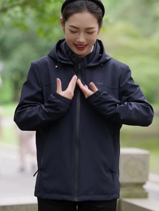 天气慢慢降温,记得照顾好自己和家人,看看我身上这款夹克外套春秋款