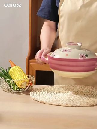 卡罗特砂锅,家用耐高温,干烧热灶都不怕! #煲汤好砂锅 #家用陶瓷锅 #煲仔饭砂锅 #耐高温砂锅 #卡罗特砂锅