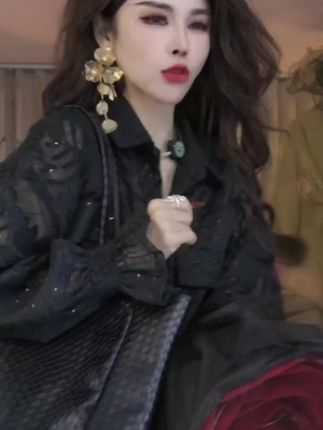 水洗牛仔外套女高街潮牌宽松情侣春秋休闲宽松百搭上衣女款8659@DOU+小助手