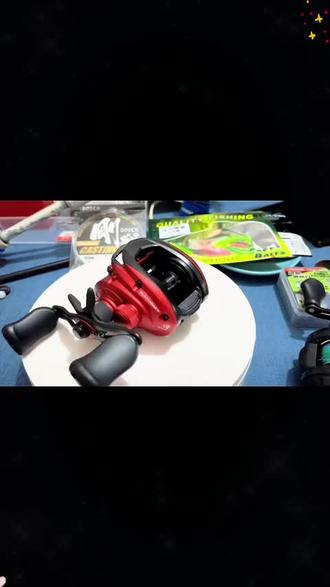 推荐一款阿布新款路亚水滴轮BMAX5SX远投泛用金属渔轮防炸线打黑雷强鱼轮 #水滴轮 #渔具用品 #渔具好物