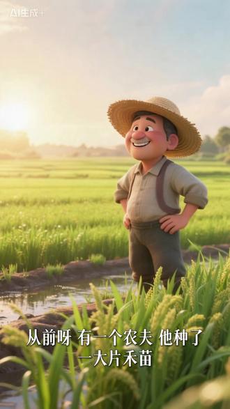 每日成语故事之-拔苗助长,幼儿启蒙故事#每日成语故事 #启蒙早教