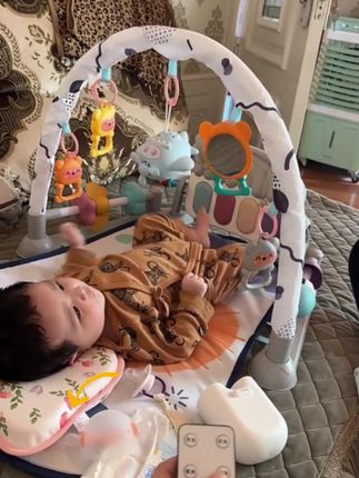婴儿玩具健身架0一1岁宝宝脚踏钢琴3到6个月新生幼儿 #新生婴儿玩具 #婴儿玩具 #新生宝宝玩具 #早教神器 #哄娃神器