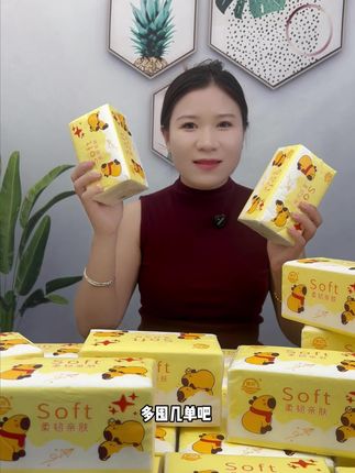 #卡皮巴拉#抽纸#纸巾#卫生纸#手纸