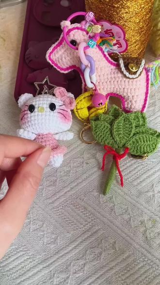 爆款柚子叶的钩织方法#手工 #赵露思同款 #柚子叶去晦气的方法