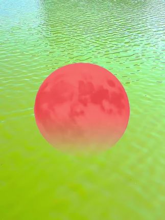 #原创视频 #难得一见 #神奇现象 #湖水