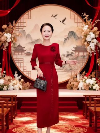 #喜妈妈喜婆婆礼服 #中式礼服 #优雅气质 #改良旗袍连衣裙 #婚宴妈妈装 @DOU+上热门 @DOU+小助手 @抖加🔥上热门🔥dou+🔥热点宝 @图文带货帮扶中心