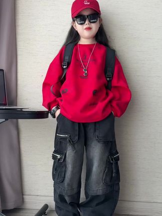 嗨!这里有一份秋日潮流请签收#酷女孩穿搭 #休闲潮酷风 #潮童穿搭
