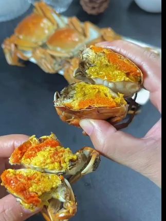 #强烈推荐 #海鲜水产 #螃蟹🦀 #美食视频 #这也太香了吧