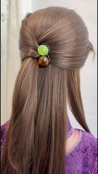 披肩发最好看的八种扎法,太美啦,简单又精致 #编发教程#发型教程 #简单好看发型 #美出高级感#洋气减龄