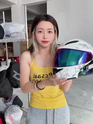 有没有买过咱家头盔的!评论区看看帅照! #头盔 #摩托车头盔 #机车头盔