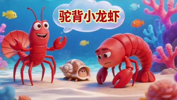 🌟驼背小龙虾🦞 有趣的小故事,孩子上台分享收获满满。同款PPT分享。#驼背小龙虾 #驼背小龙虾PPT #故事分享 #小朋友讲故事比赛 #故事大王