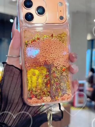 发财树适用于苹果17华为vivo/oppo 小米iPhone16pro秋冬流沙手机壳#长在我辛巴上的手机壳 #好物推荐 #今日分享 #手机壳推荐 #好东西要一起分享