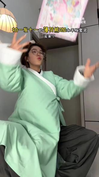 糖果物语原创【薄荷熊咖】水手服JK日系咖色甜美收腰中间服长袖套装 #水手服 #甜美穿搭 #日系穿搭 #水手服jk #秋冬穿搭