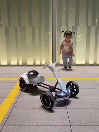 可折叠免安装儿童卡丁车电动四轮可坐人2-6岁便携儿童小孩电动车#好物推荐🔥