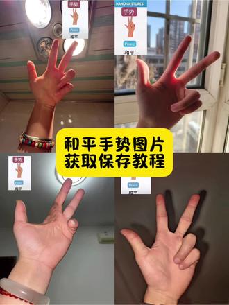 和平手势获取教程来了#和平手势图片教程
#和平手势图片素材
#和平手势图片
#世界和平手势
和平手势背景图
和平手势表情包
和平手势ai
和平手势
世界和平手势图片