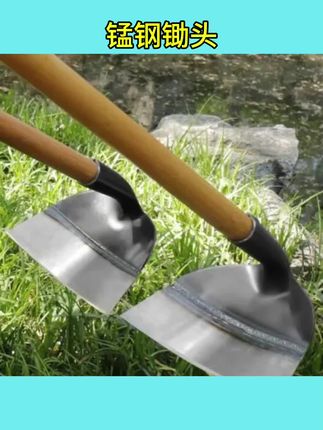 #锰钢锄头 家用种菜锄头铲土锰钢加厚除草工具农用锄草器挖地翻地专用 #锄头 #除草工具 #加厚锄头 #农用工具