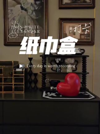 #纸巾盒 是陶瓷哦,做的太逼真了
