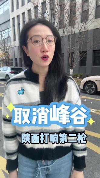 继辽宁之后,陕西官宣2026年1月1日起取消峰谷电价,全天统一价,成为全国第二个站台省份! #峰谷电价 #陕西电价 #工商储 #电力市场交易