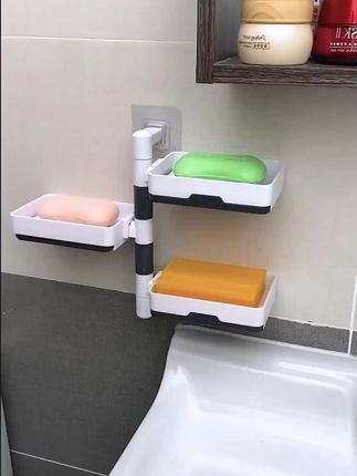🧼 旋转肥皂盒沥水架来啦!🧼 💧 洗澡时,再也不怕肥皂没地方放了!这款沥水架设计独特,让你的肥皂在沐浴时也能保持干燥! 🎠 旋转的设计,方便你取用肥皂,又不占空间。小巧玲珑,适合各种浴室装修风格。 🌟 不仅实用,还能为你的浴室增添一份时尚感。快试试这款旋转肥皂盒沥水架吧! #浴室配件 #肥皂盒 #沥水架 #实用设计 #时尚浴室