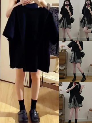微胖女生夏天太适合穿这样的套装了,显瘦凉快又好看,200斤也能穿#微胖女生 #大码女装 #显瘦穿搭 #这么穿显瘦20斤 #夏季穿搭