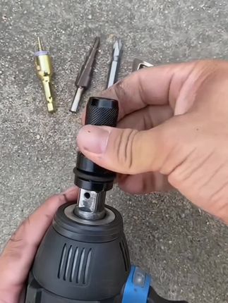 【买一送一】多功能电动六角柄转工具手电钻接杆扳手套筒伸缩弹套#五金工具 #实用工具