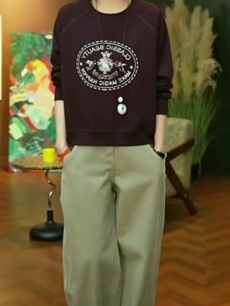 #上热門🔥✔ 秋季新款時尚洋气設計感衛衣#款式新穎 #時尚百搭#优雅气质 #誰穿誰好看