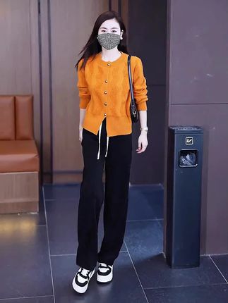 #窄版阔腿裤 #秋冬穿搭