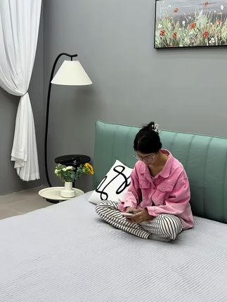 科技布床头罩简约现代轻奢风 防污免洗 易打理 加厚防脏#好物推荐🔥 #家居好物 #好物分亨