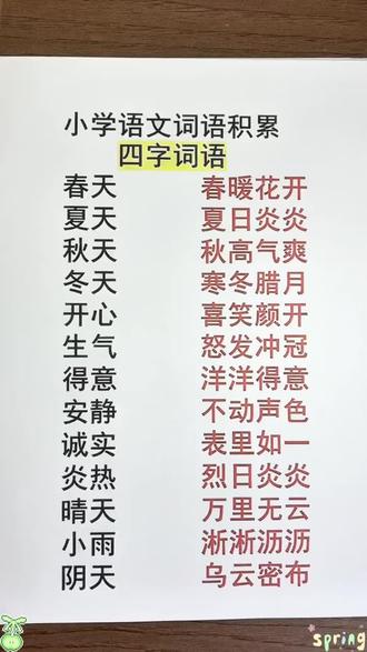 斗半匠 · 2026新版小学通用语文词语积累大全字词专项训练视频讲解#小学语文字词积累 #学生必备学习资料 #小学必学的知识 @DOU+上热门 @抖加🔥上热门🔥dou+🔥热点宝