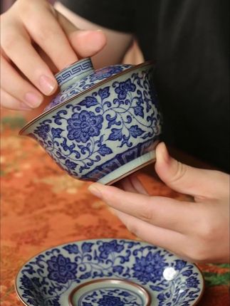 新手优选景德镇盖碗,超绝品质与性价比#盖碗悬停#茶具#景德镇陶瓷#喝茶那点事 #召唤茶友