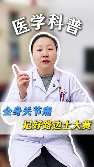 全身关节疼,记好路边的土大黄 #关节疼痛 #疼痛科 #关节炎 #抖出健康知识宝藏