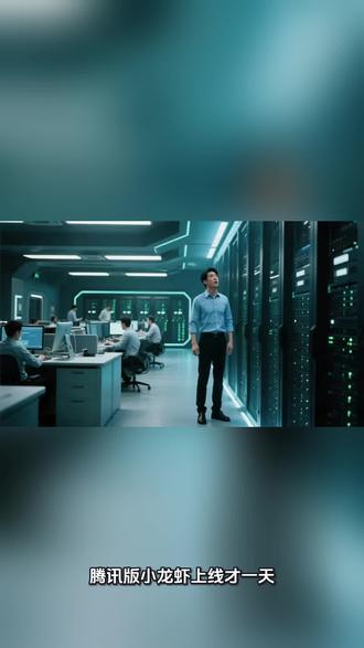 腾讯版小龙虾上线才一天把服务器干爆了#人工智能 #Ai #科技 #电脑 #创作人计划