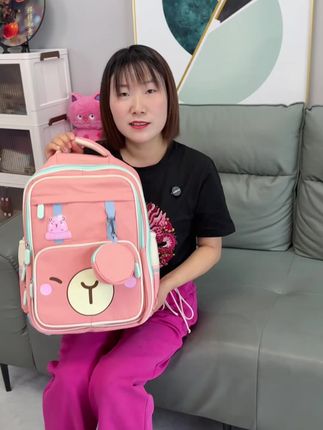 小学生开学书包就选它,高颜值护脊效果还超赞,孩子背着轻松又舒适#学生书包 #双肩背包 #儿童书包 #书包 #开学必备