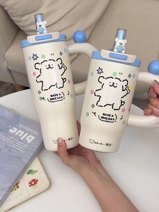 现在反季买保温杯真的巨划算!! 夏天给自己买一个保冰刚刚好~#提升幸福感好物 #杯子控 #线条小狗 #保冰杯 #大容量水杯