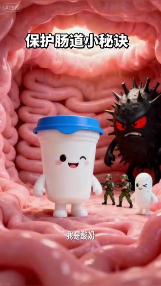 保护肠道小秘诀 #养生 #健康 #肠道健康 #动画 #小云雀AI