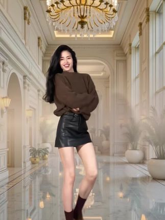 #美拉德半身裙