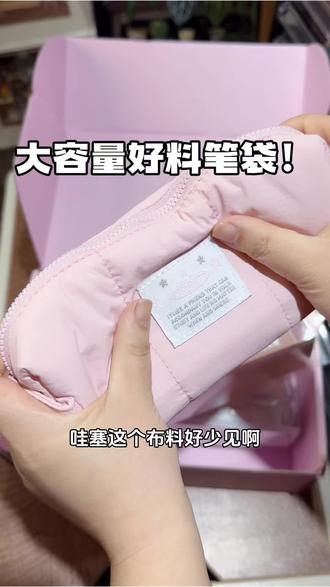 还有这么美丽软糯又能装的笔袋#文具安利 #文具控 #开学季 #文具袋 #文具袋推荐大容量