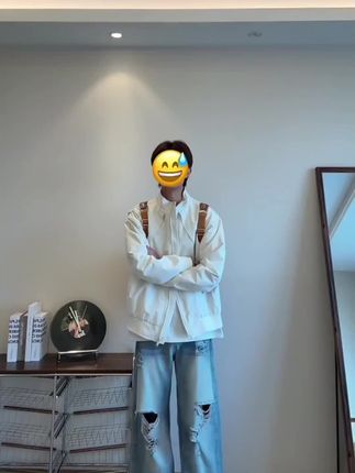 美式三防立领夹克男秋季新款复古棕色工装外套户外飞行百搭上衣潮