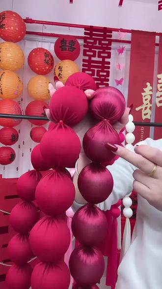 婚房布置太简单?挂上这些装饰球,瞬间高大上!包邮哦~